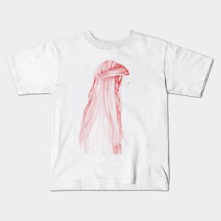 Red Hair ZIG ZAG Kids T-Shirt